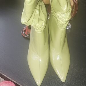 Olive Green Women's Boots